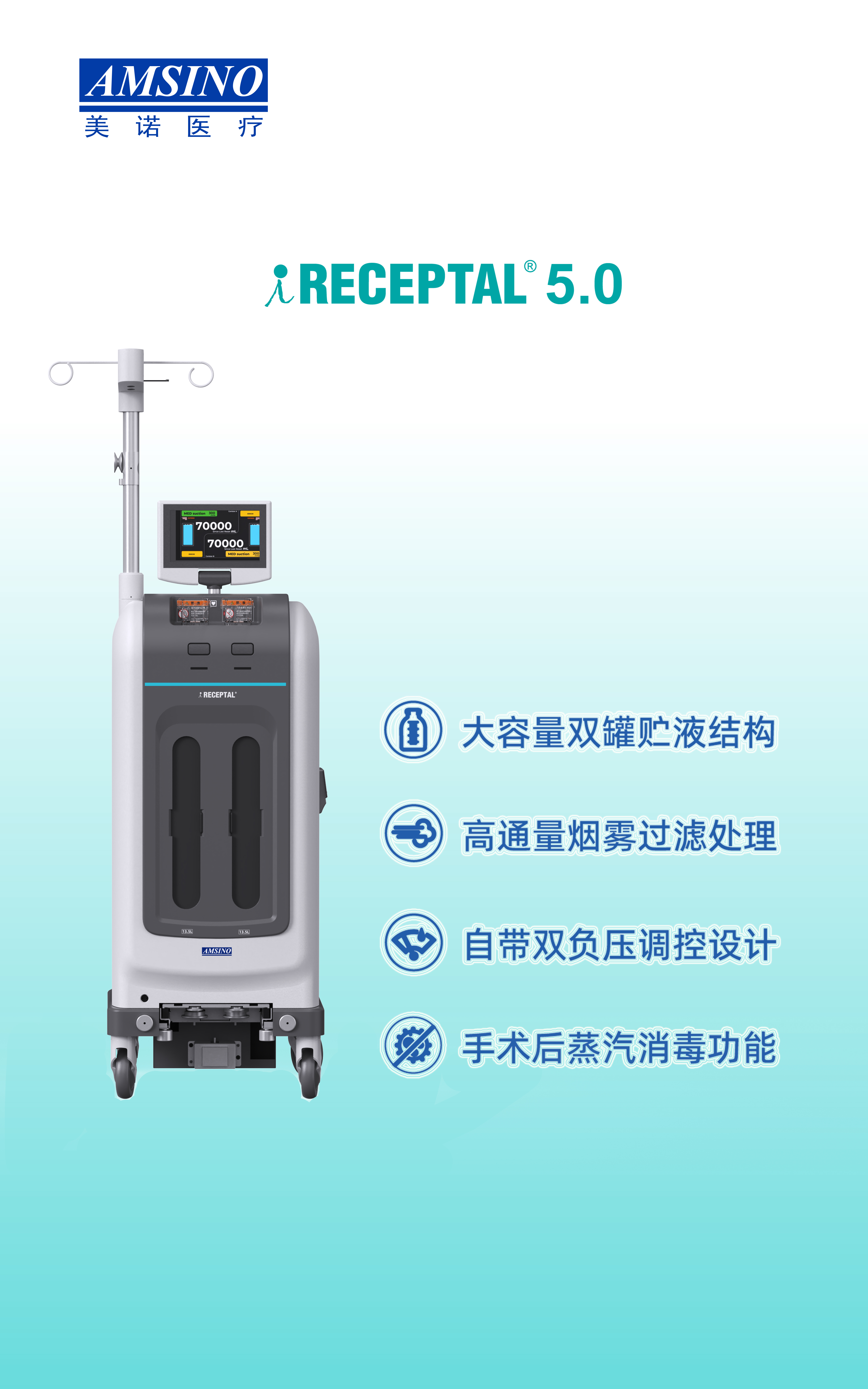 iRECEPTAL 5.0 數(shù)字化手術(shù)吸引系統(tǒng)